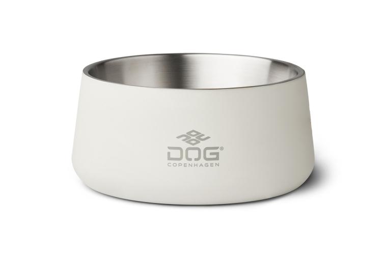Bol cuenco para perros Vega de DOG Copenhagen. Comedero bebedero antideslizante y con estilo minimalista. blanco 1