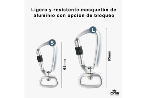 Correa resistente para  DOG Copenhagen Urban Rope. Mosquetón duraluminio con cierre seguridad