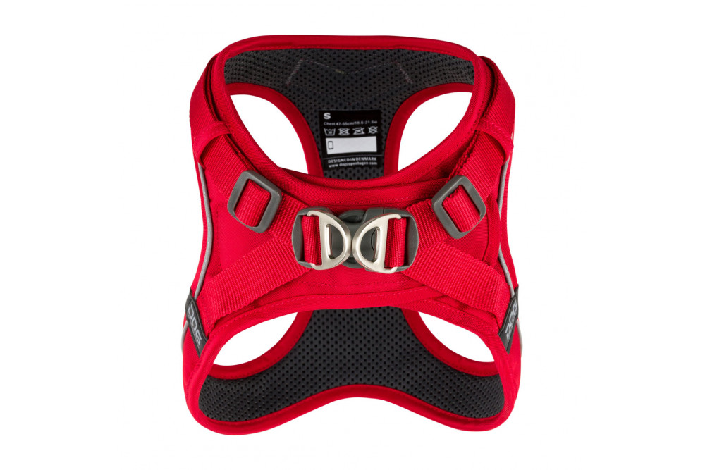 Arnés para perro DOG Copenhagen Comfort Walk Go rojo vista superior